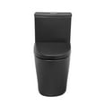 thumbnail image 2 of Dreux One Piece Elongated Dual Flush Toilet with 0.95/1.26 GPF in Matte Black, 2 of 15