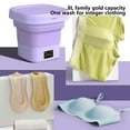 thumbnail image 6 of LEFTHIGH Home Portable Washing Machine Foldable Mini Washing Machine, Small Washing Machine for Underwear, Baby Clothes, Suitable for Apartments, Dormitories, Camping, Travel Birthday Decorations, 6 of 7