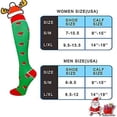 thumbnail image 5 of 4 Pairs Christmas Medical Sport Compression Socks - 15-20mmhg Graduated Knee-High Support for Men & Women, Ideal for Soccer, Running, and Nurses, 5 of 7