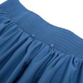 thumbnail image 6 of Royal Blue Color Block Loose Fit for Women Maxi Long Lounge Medieval Goth Grunge Ruched Peplum High Leg Renaissance Peasant Steampunk Skorts Women 2025 Clothing Fashion XXL, 6 of 6