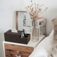 thumbnail image 3 of Rectangular Bamboo Tissue Box Cover, Dryer Bed Sheet Frame, Bedside Table for Cosmetics and Glasses Storage, Home Office Desk Organizer (Primary Color, 3 of 5