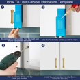 thumbnail image 4 of King&Charles Cabinet Hardware Template Cabinet Handle Template Tool - Cabinet Pull/Knob Template for Cabinet Hardware Cabinet Template for Handles and Pulls with Center Punch., 4 of 4