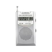 Sonivox Vs-R106 Gray Color Mobile Type Analog Fm Radio Vintage Nostalgic Radio