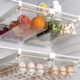 thumbnail image 3 of Refrigerator Tray  Transparent Egg Drawer/Vegetable Storage Boxes for Refrigerator Refrigerator Egg Trays  Pull Out with Handle  Suitable for Egg Vegetable Fruit, 3 of 10