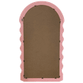 thumbnail image 3 of 24 x 44" Arched Pink Wavy Wood Frame Mirror, 3 of 4