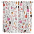thumbnail image 2 of Woman Cosmetics Nail Polish Curtains in the Kids Bedroom Living Room Hall Window Treatments Kitchen Decoration Drapes Blinds, 2 of 7