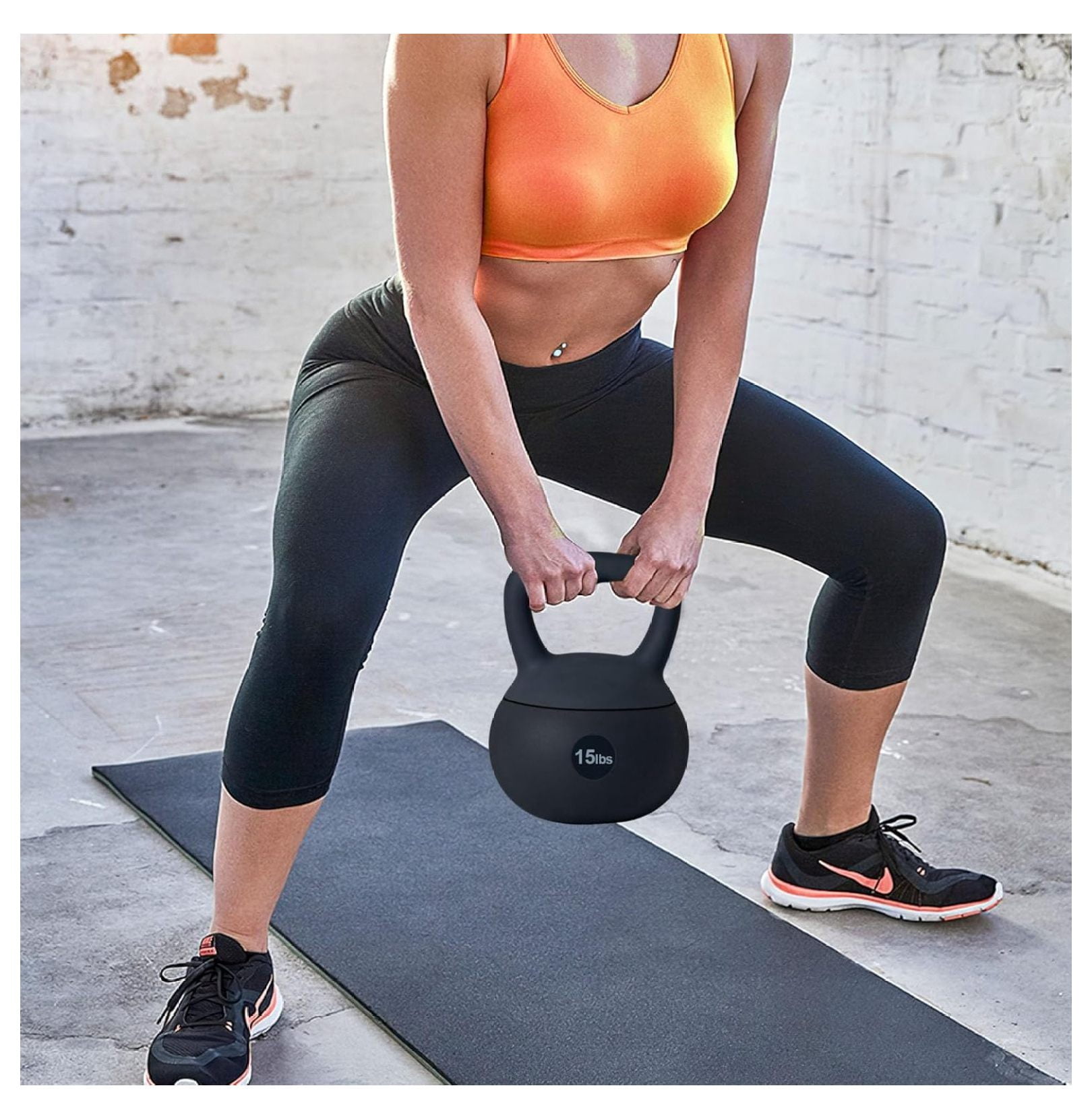Soft Kettlebells with Iron Sand Fill, Wide-Grip Handle, Shock-Proof Design - Ideal for Strength Training - Fitness Kettlebells for Home Gym, Men, Women, Children