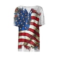 thumbnail image 5 of 250th Anniversary USA Shirts for Women American Flag T-Shirt 4th of July Shirt 250 Years Birthday Patriotic Tops, 5 of 6