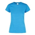 thumbnail image 1 of Playera para Dama YAZBEK Color Turquesa Jaspe Tamaño Grande, 1 of 3