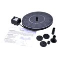 thumbnail image 5 of Solar Bird bath Fountain Pump for Garden and Patio，Free Standing 1.4W Solar Panel Kit Water Pump, 5 of 6