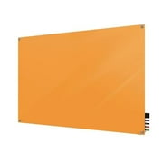 Ghent HMYSN34MR Harmony Glass Whiteboard with Square Corners, 3 x 4 ft. - Marigold