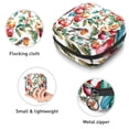 thumbnail image 3 of Summer Forest Fruits Plants Berries and Birds Sanitary Napkin Storage Bag, Zipper Menstrual Cup Pouch Feminine Menstruation First Period Pads Holder for Girls Women Ladies, 3 of 6