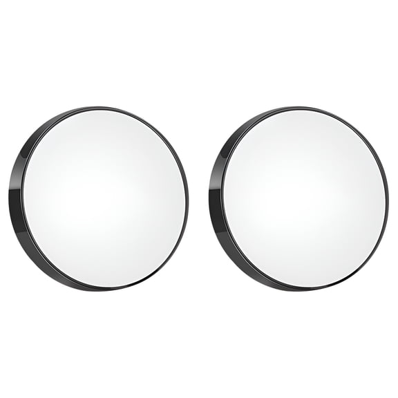 ACDANC 2Pcs 10X Magnifying Makeup Mirror with Suction Cups Portable Travel Vanity Mirror Compact Cosmetic Shaving Grooming