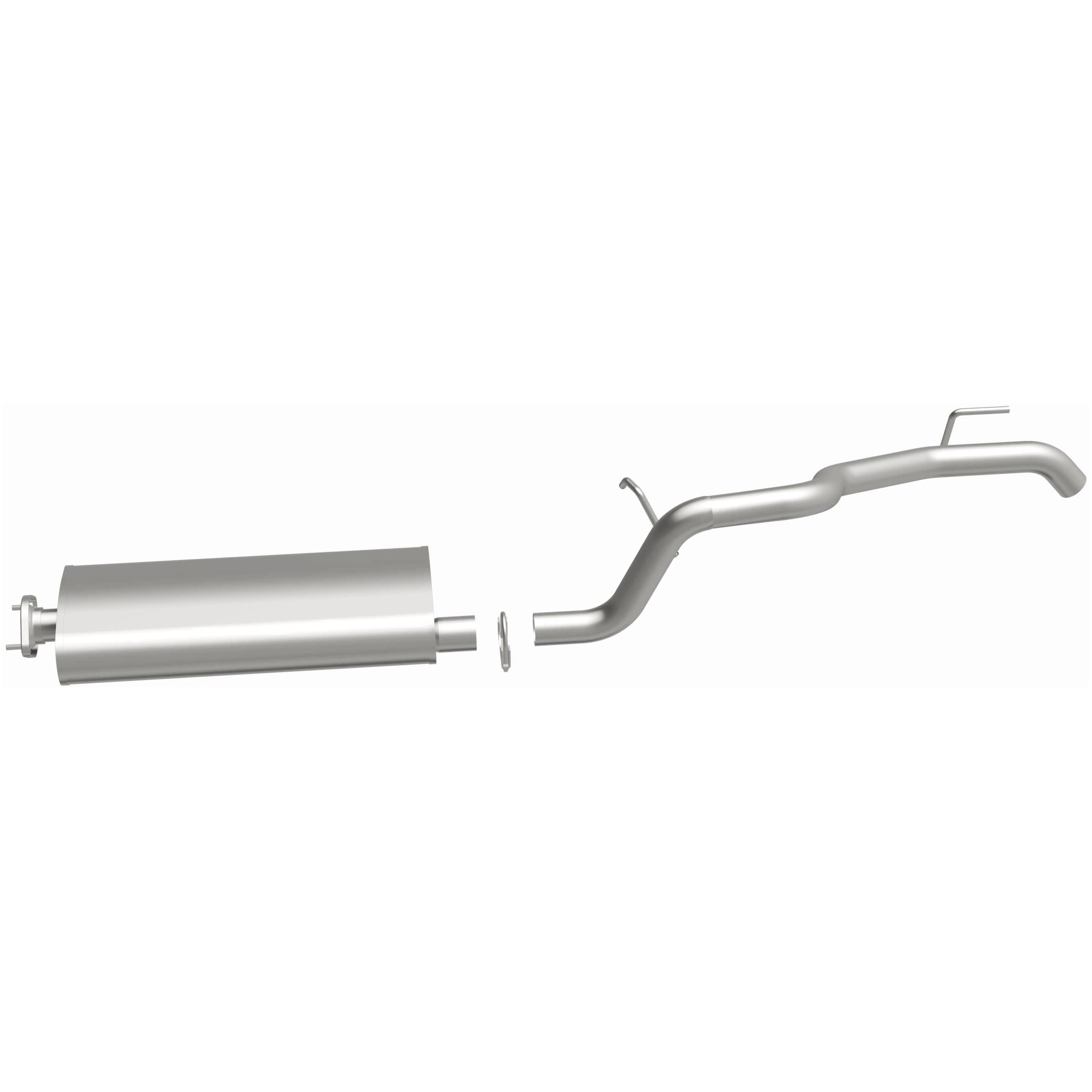 BRExhaust OE Replacement Exhaust System Kit 106-0012: Compatible with 2002-2005 Jeep Liberty 2.4L, 2005-2006 Jeep Liberty 2.8L, 2002-2007 Jeep Liberty 3.7L
