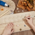 thumbnail image 3 of 12Pockets Mancala Board Template 15.7x4.7inch Clear Acrylic Stencil Woodworking Router Template Transparent Router Inlay Board for Afican Stone Game, 3 of 8