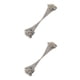 thumbnail image 4 of Eigraketly 20 piezas hilo de pescar antimordedura alambre de acero con núcleo giratorio alambre de conexión de pesca 20cm plata 20 centímetros 2piezas, 4 of 6