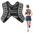 thumbnail image 1 of Intexca Gilet Lesté, Gilet à Poids Ajustable avec Bande Réfléchissante pour l'Entraînement et la Course, 12 Lb, 1 of 5