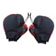 thumbnail image 3 of Guantes para manillar de motocicleta, guantes para manillar de motocicleta, cubiertas gruesas y cálidas para manillar, para moto, scooter y Rojo Negro, 3 of 8