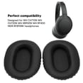 thumbnail image 3 of Almohadillas de Espuma Viscoelástica, Cuero Proteico de Primera, Aislamiente de Ruido, Reemplazo ideal parauriculares Wh Ch710n Wh ch720n wh xb900n wh rf400 mdr rf895rk, 3 of 7
