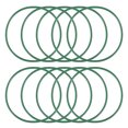 thumbnail image 5 of Uxcell 53mm OD 49mm ID 2mm Width Seal Fluorine Rubber O-Rings Green 10 Pack, 5 of 5