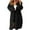 Black, variant on IROINNID Women's Mid-Long Cardigan Open Front Coat Solid Color Long Sleeve Knitwear Loose Mid-length Irregular Sweater Cardigan, Black