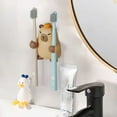 thumbnail image 6 of MultiFunctional Bathroom Accessory Cartoon Capybara Toothbrush Holder for Home Use Kids Friendly Storage Solution, 6 of 7