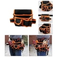 thumbnail image 5 of Waist Tool Bag Multifunctional Utility Tool Bag Adjustable Hand Screws Organizer OxfordCloth Utility Pouch for Framers B, 5 of 5