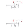 thumbnail image 3 of Justharion Metal Clamp On Fishing Rod Holder Bracket Rack Device for Canoe Raft Kayak Secure and Reliable water drop S 2Set, 3 of 6