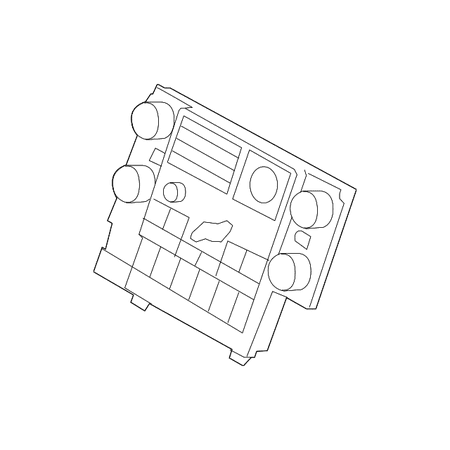 Genuine OE Volvo Dash Control Unit - 30782904 Fits select: 2008-2011 VOLVO XC70, 2007-2011 VOLVO S80