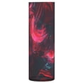thumbnail image 2 of Plastic Vase 11.8"×3.9" Translucent Cylinder Vase Durable Flower Vase Storage Bottle for Modern Home Wedding Decor Red and Black Neon Lights Swirl, 2 of 6