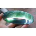 thumbnail image 2 of Icy Green Natural A JADE Jadeite Dragon Phoenix Bangle Bracelet 65 mm 679500 TN, 2 of 14
