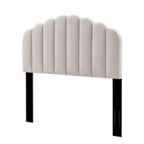 Headboard, Full Queen Size, Velvet, Pink, Modern Contemporary Urban Design, Bedroom Master Guest Suite