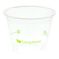 thumbnail image 2 of Sustain 9 oz Round Clear PLA Plastic Drinking Cup - Compostable - 3 3/4" x 3 3/4" x 2 3/4" - 1000 count box, 2 of 3
