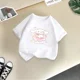 thumbnail image 4 of Bonita camiseta de algodón con dibujo de perro de orejas grandes de Sanrio para verano para niños y niñas, camiseta de manga corta para niños, 4 of 5