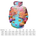thumbnail image 2 of Colorful Candy Land 3d Sweatshirts Hoodie Fashion Casual Personality Men's Women Street Hoodie Pullovers Long Sleeve Comfortable Top, 2 of 6