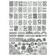 thumbnail image 3 of Placas Plantilla Para Decoración De Uñas, Plantilla Para Manicura, Estampado De Esmalte, Imagen, Placa De Impresión De Plástico XY B02, 3 of 7