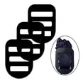 thumbnail image 4 of Milaget 2X 3pcs Pocket Square Holder Keeper Handkerchief For Men Accessory Black 8x12cm, 4 of 9