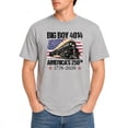 thumbnail image 5 of Big Boy 4014 Vintage Steam Locomotive T-Shirt – Retro Train Enthusiast Theme – Conductor or Train Lover Gift, 5 of 6