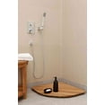 thumbnail image 2 of Bare Decor Dania Corner Shower Spa Mat in Solid Teak Wood and Oiled Finish, 24" x 24", 2 of 2