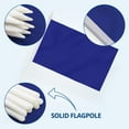 thumbnail image 2 of Anley Blue Mini Flag 1 Dozen - Hand Held Small Miniature Solid Blue Blank Flags, 2 of 6