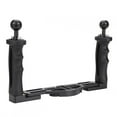 thumbnail image 4 of Camera Handle Grip,Aluminum Tray with Dual Underwater Camera Housing Handle Grip Underwater Photography Accessory Unrivaled Performance, 4 of 9
