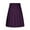 Purple, variant on Women's Pleated Skirts Vintage Solid Color Knee-Length Long Skirts High Waist Casual Mid Length A-Line Skirts