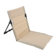 thumbnail image 4 of Tumbona de exterior para parque, silla de playa, silla de playa plegable portátil para adultos, color caqui, 4 of 14