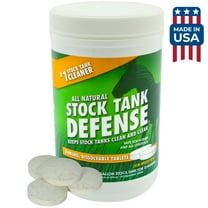 Airmax Stock Tank Defense, Livestock Water Trough Cleaner, Clean Drinking Tanks for Horse, Cattle, Goat & Chicken, Safe & Easy-to-Use Cleaning Tablet Treatment for Farming & Agricultural Use, 24 Tabs