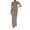 Beige, variant on Wdgfv Women's Flowy Maxi Dress Elegant Round Neck Versatile Long Casual Comfortable Everyday Wear Outfit