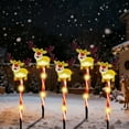 thumbnail image 4 of Bzdzmqm under $5 Solar Christmas Lights, 6-Pack Solar Christmas Lights, LED Waterproof Outdoor Decorations, Solar Courtyard Tree Reindeer Lights, Festive Outdoor Decor, Holiday Garden Lights, 4 of 7