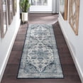 thumbnail image 2 of Washable Rugs Vintage Rugs Kitchen Runner Rug Stain Resistant Carpet for Hallway Soft Touch Floor Cover for Bedroom Laundry, 2 of 10