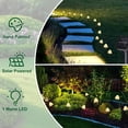 thumbnail image 2 of Rirool Mushroom Solar Lights, 8 Modes 12 LED Outdoor Waterproof Solar Garden Lights, Warm White Mushroom Solar Lights Landscape Pathway Lights, 2 of 9