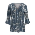 thumbnail image 5 of LOVZFMLL Cardigan pour Femmes Cardigan à Boutons Veste Imprimée Manches 3/4 Col Cardigan Imprimé Veste Cardigan Décontractée Veste Cardigan, 5 of 5