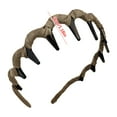 thumbnail image 4 of 3 PCS U Shape Fashion Tooth Hair Comb Headband, 2025 New High Cranium Head Bands, No Slip Effortless Plastic Headbands with Teeth Comb for Women Men Teen Girls, 4 of 6